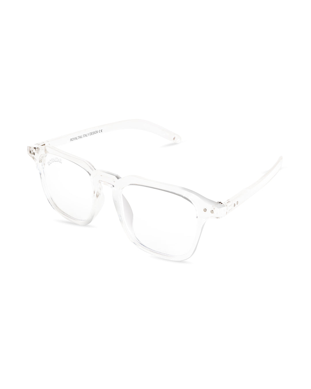 Clear square glasses with clear lenses, photo 4