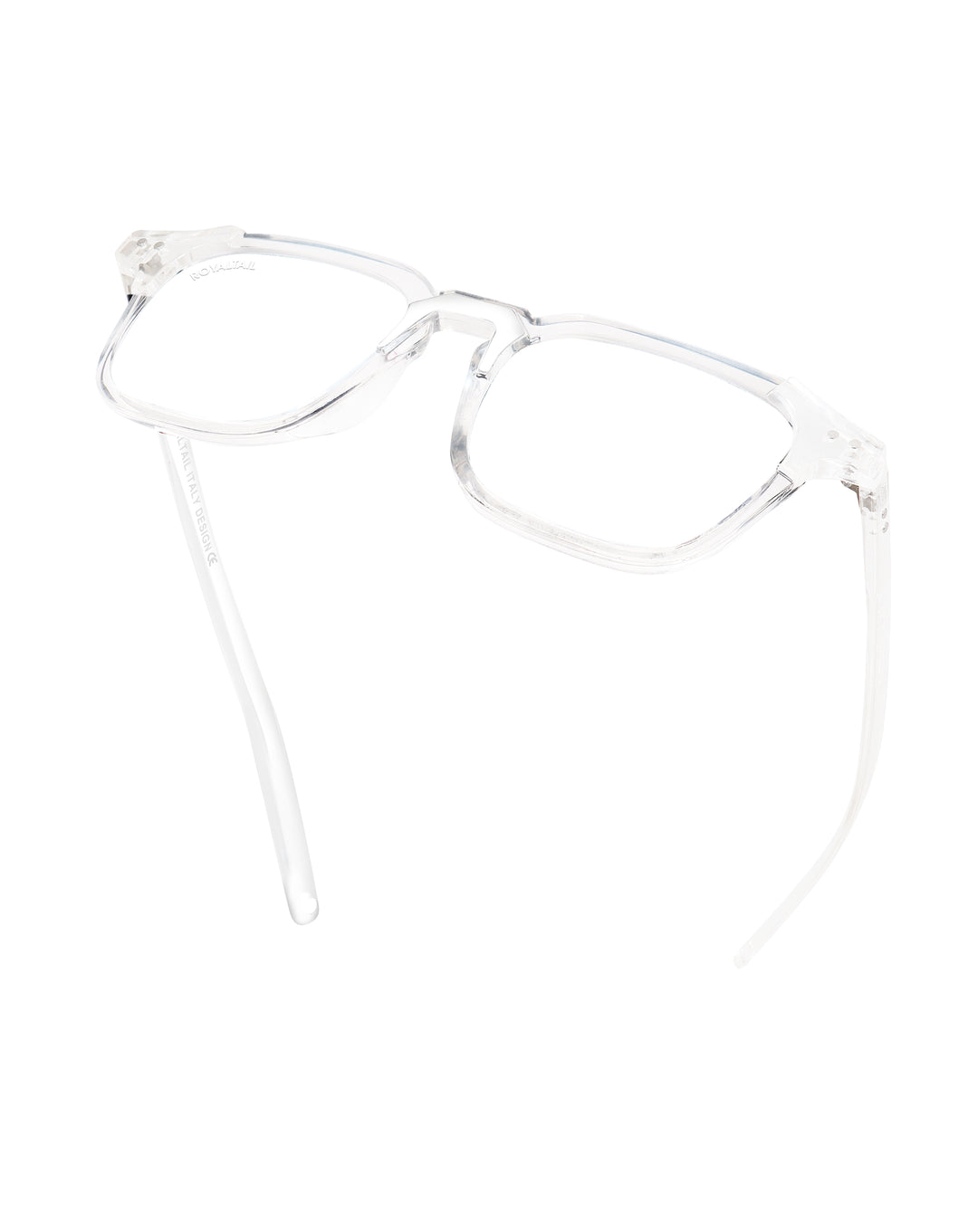 Clear square glasses with clear lenses, photo 6