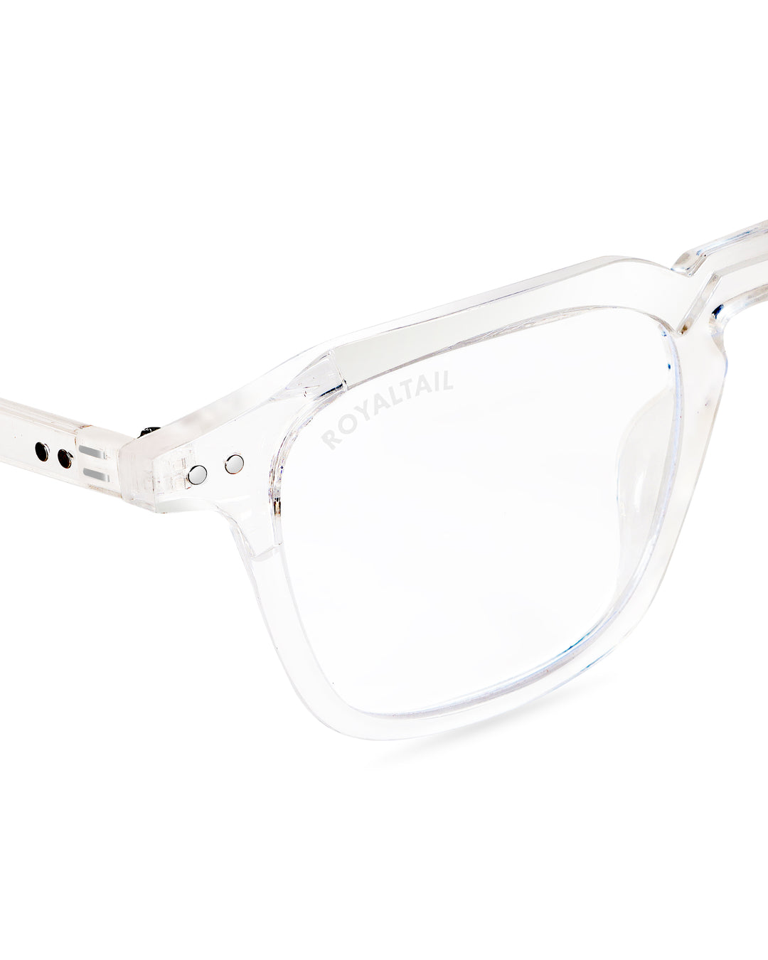 Clear square glasses with clear lenses, photo 7