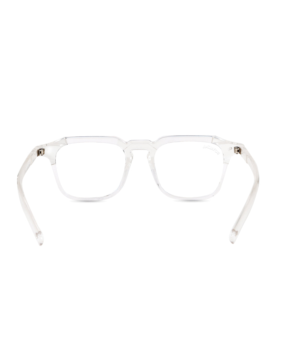 Clear square glasses with clear lenses, photo 8
