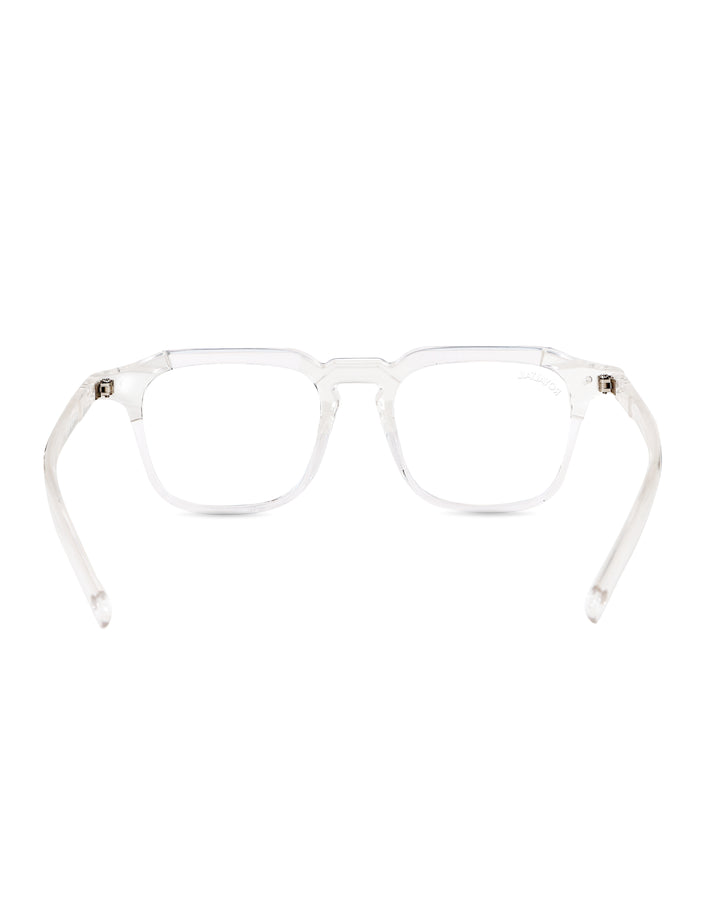 Clear square glasses with clear lenses, photo 8