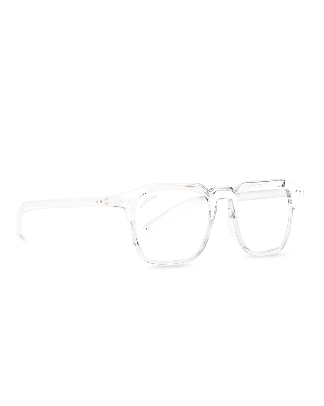 Clear square glasses with clear lenses, photo 9