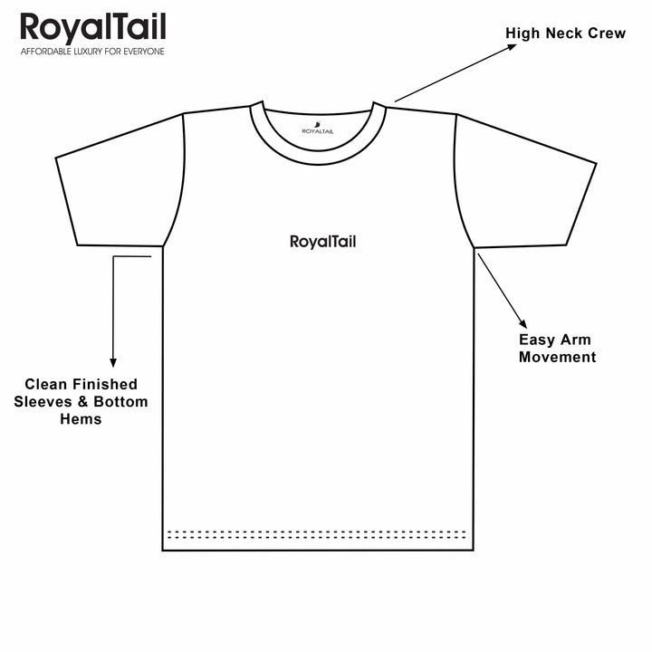 Size chart for Sapphire Blue Organic Cotton T-Shirt